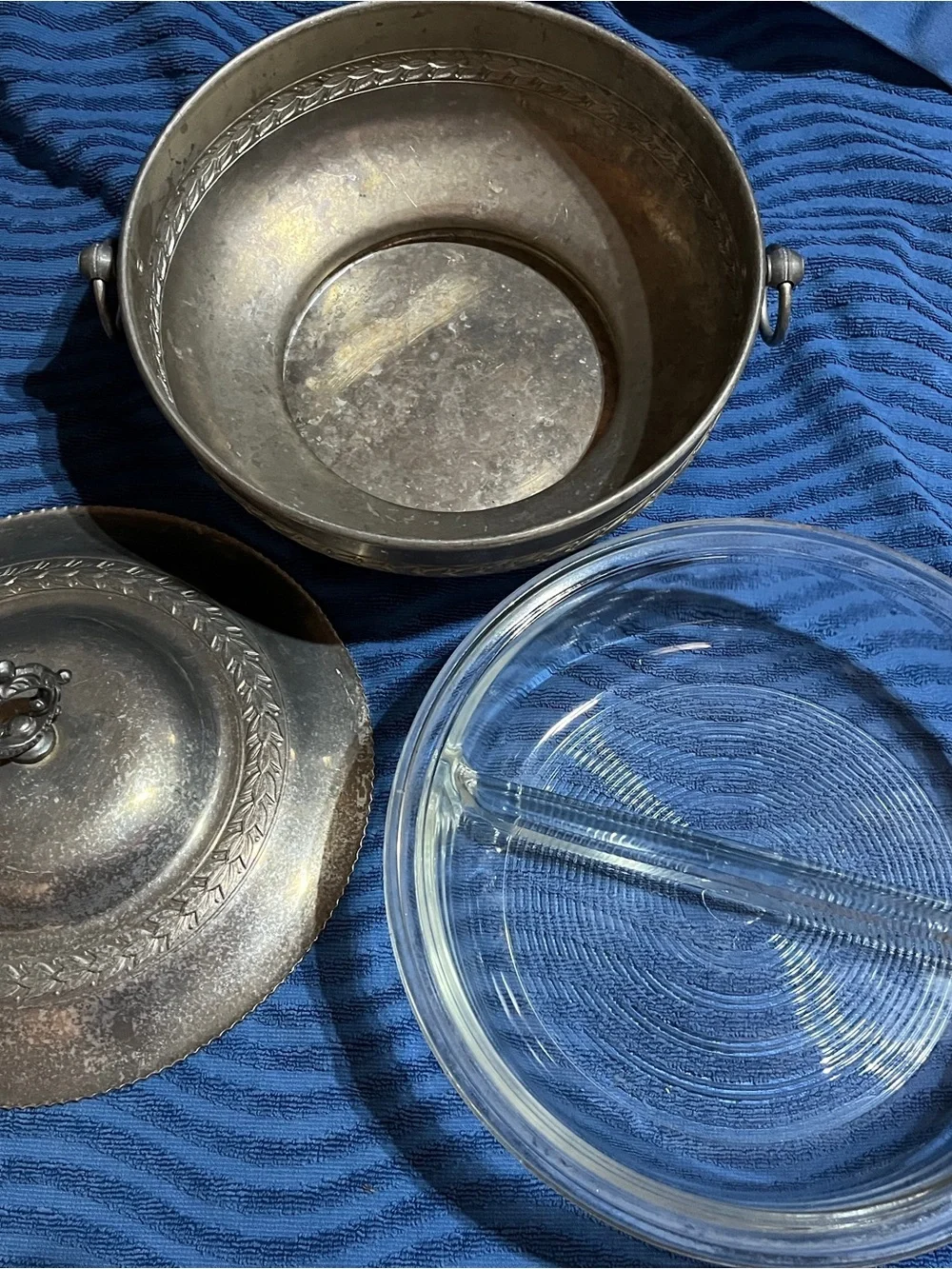VINTAGE 1950’s WILSONWARE ALUMINUM CHAFFING DISH